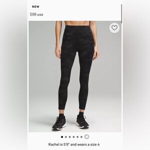 Wunder Train Camo Lululemon Leggings like new